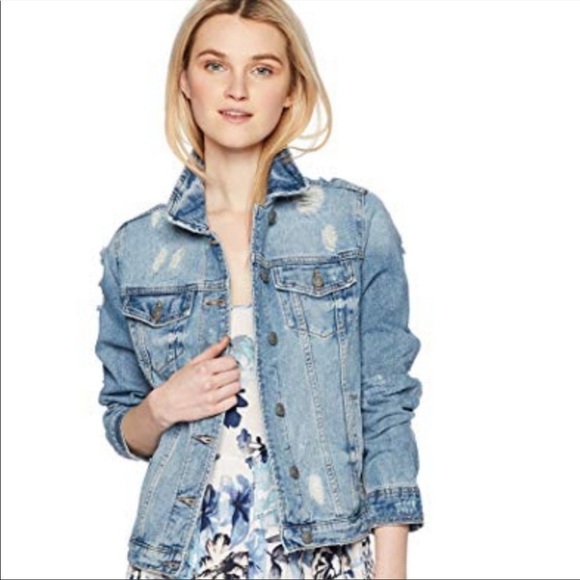 Ellison Distressed Jean Jacket - Picture 1 of 9